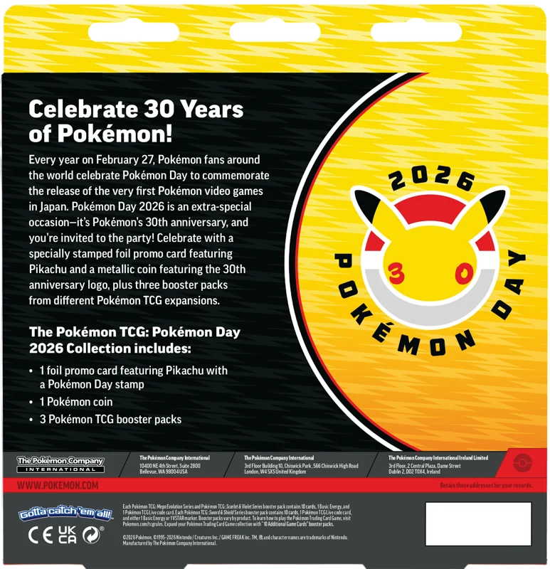 Pokémon TCG: Pokemon Day 2026 Collection