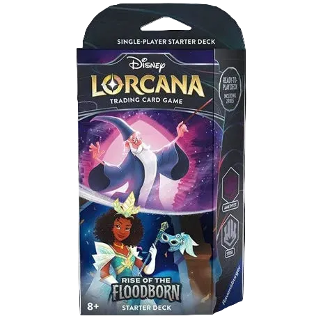 Disney Lorcana TCG: Rise of the Floodborn - Amethyst & Sapphire Starter Deck