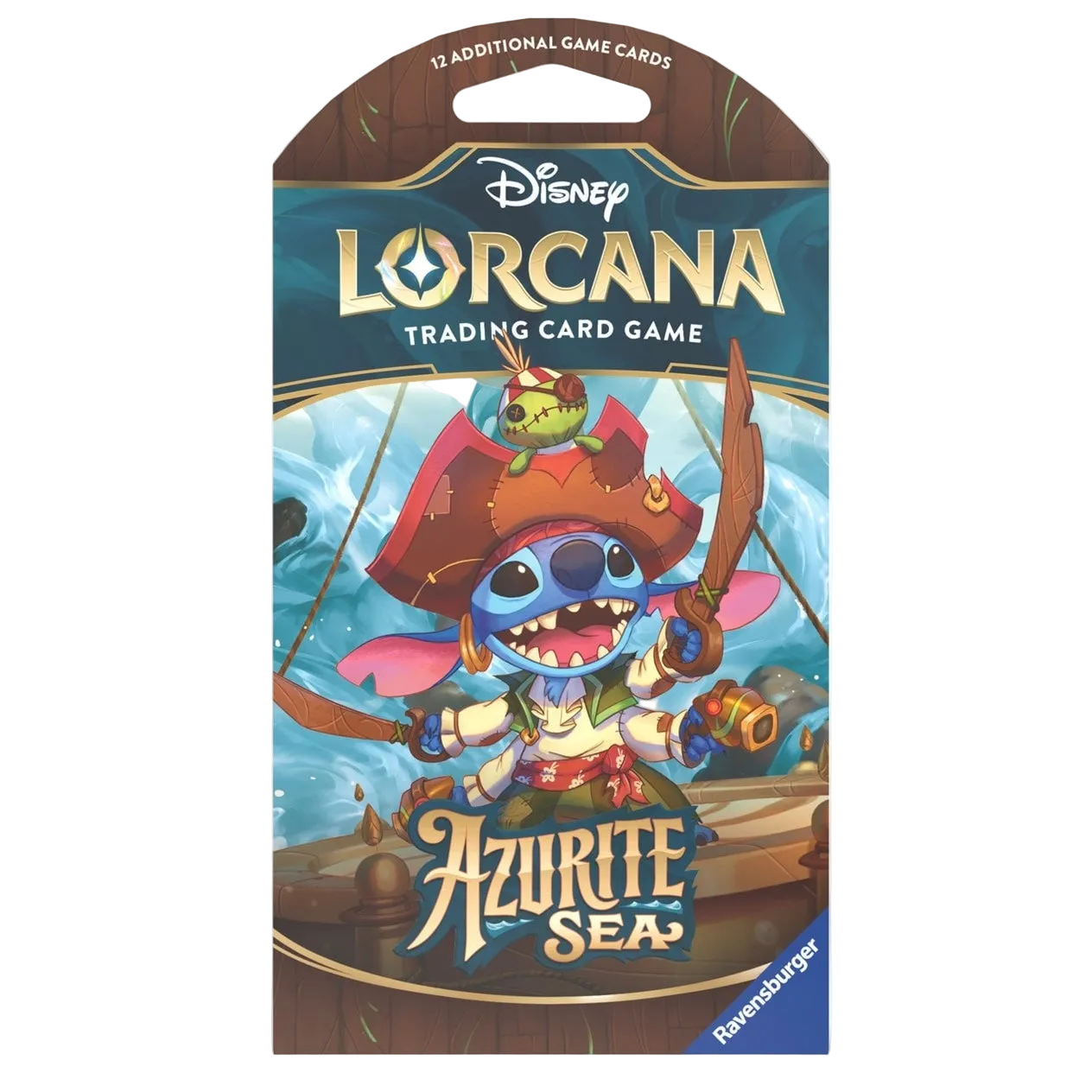 Disney Lorcana TCG: Azurite Sea Set 6 - 1 x Sleeved Booster Pack