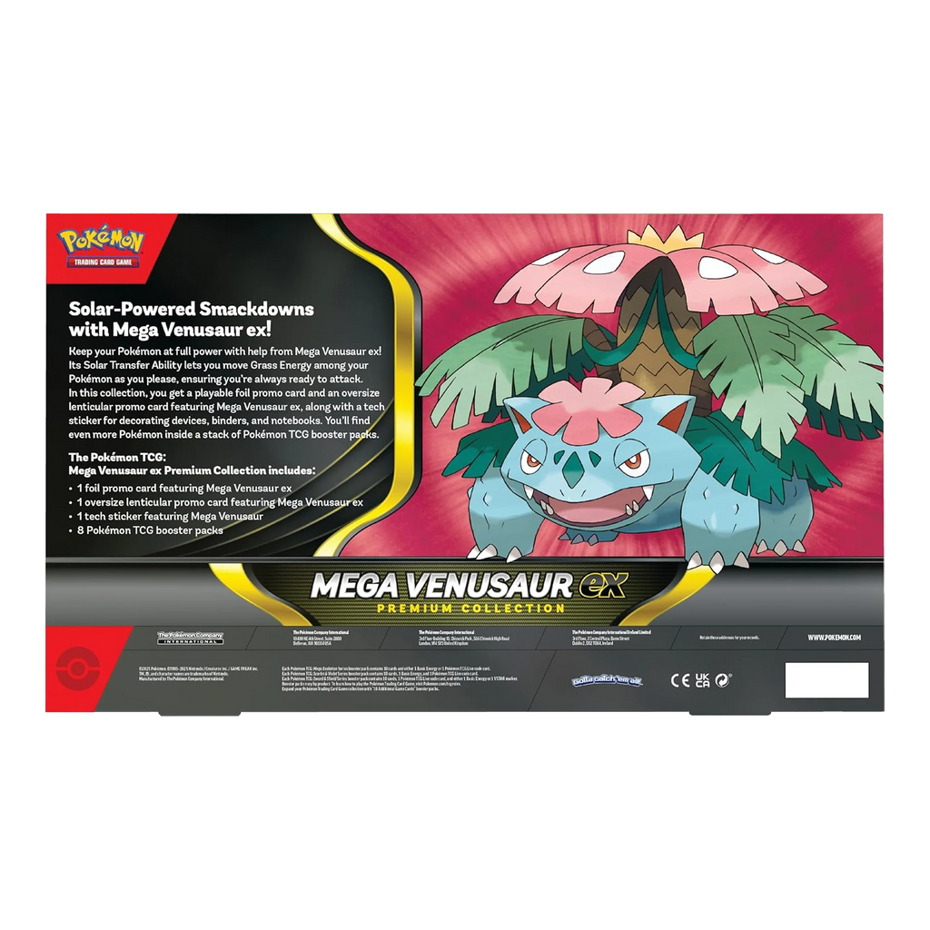 Pokémon TCG: Mega Venusaur ex - Premium Collection Box