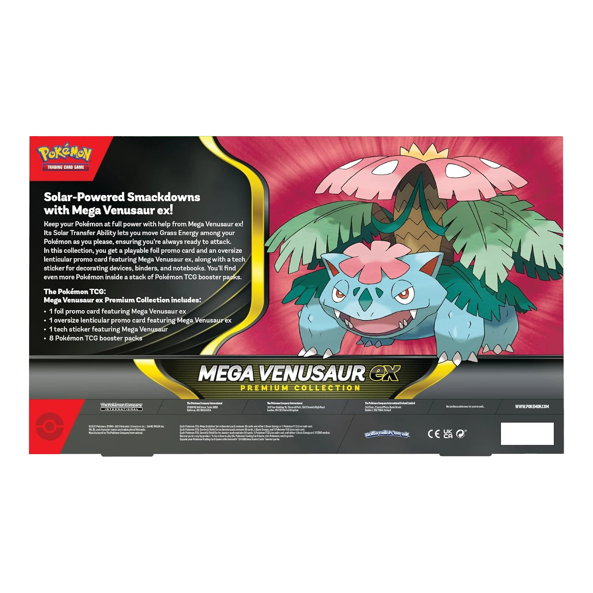 Pokémon TCG: Mega Venusaur ex - Premium Collection Box