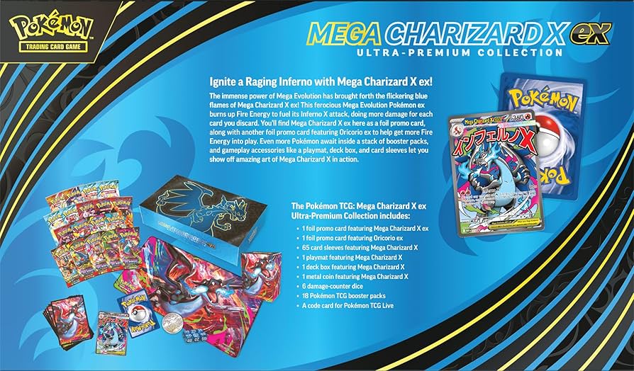 Pokémon TCG: Mega Charizard X EX Ultra Premium Collection