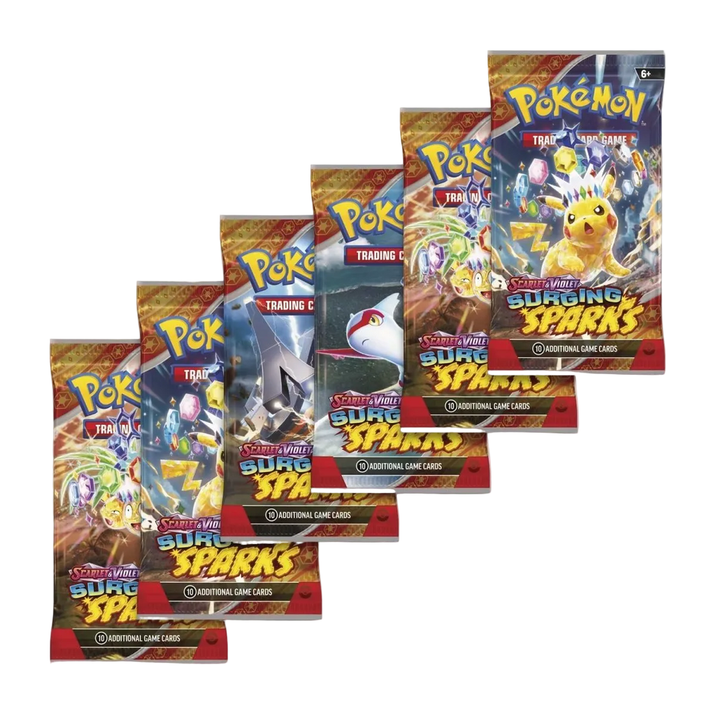 Pokémon TCG: Scarlet & Violet-Surging Sparks Booster Bundle (6 Packs)