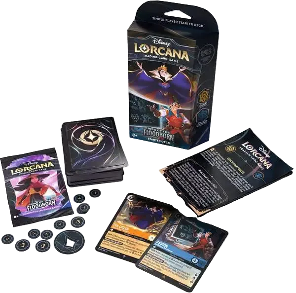 Disney Lorcana TCG: Rise of the Floodborn - Amber & Sapphire Starter Deck