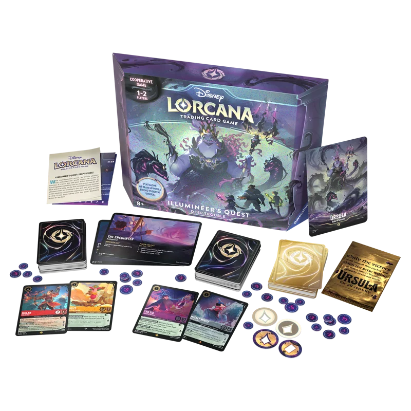 Disney Lorcana TCG: Ursula's Return Set 4 - Deep Trouble Illumineers Quest