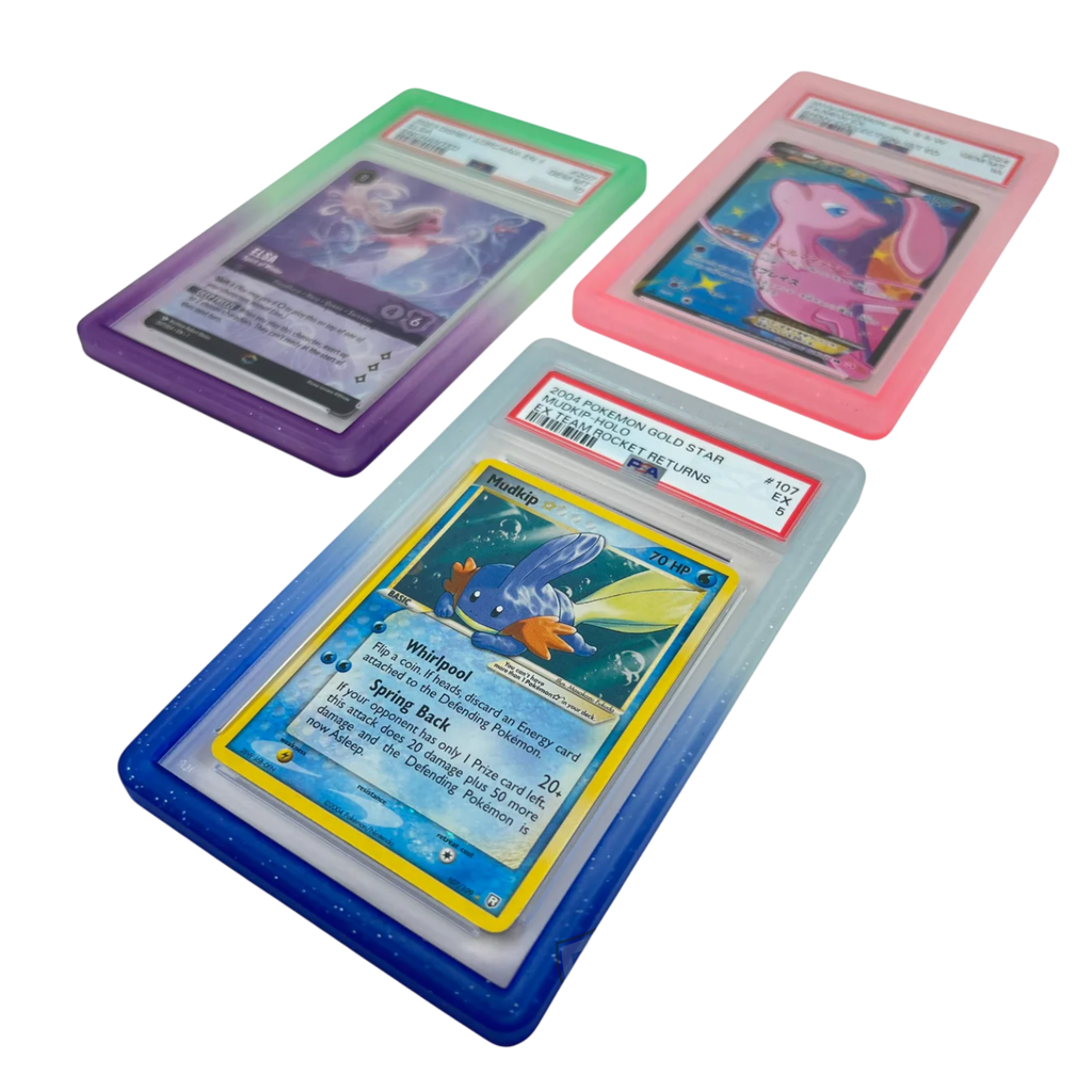 Grail Guard: Graded Card Slab Bumper Protector Case PSA (Bubblegum)