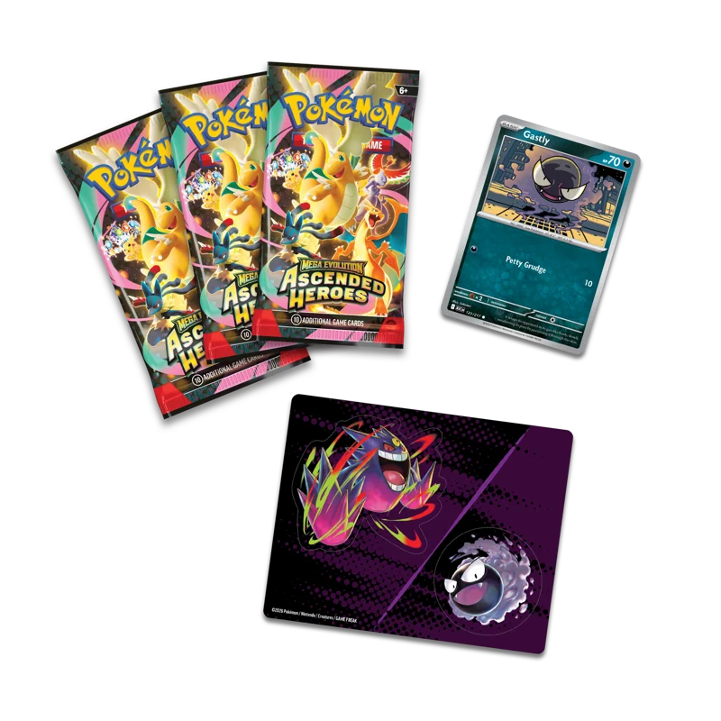 Pokémon TCG: Mega Evolution Ascended Heroes - Tech Sticker Gastly