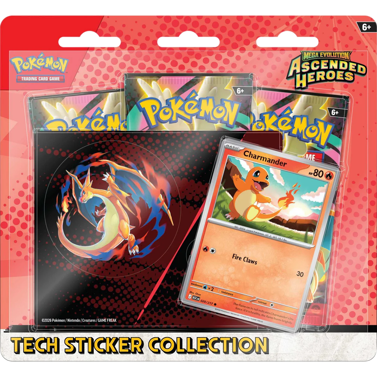 Pokémon TCG: Mega Evolution Ascended Heroes - Tech Sticker Charmander
