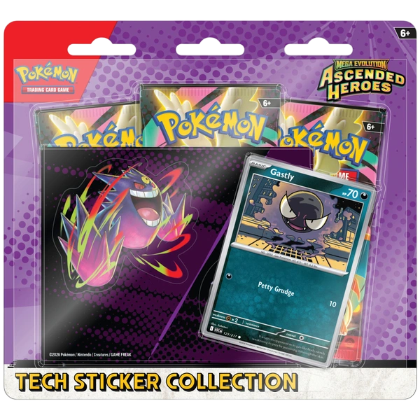 Pokémon TCG: Mega Evolution Ascended Heroes - Tech Sticker Gastly