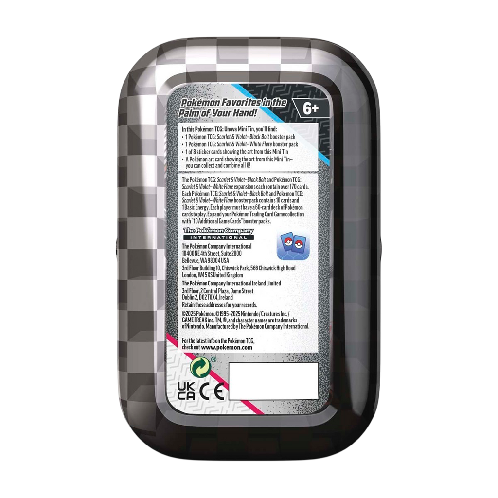 Pokémon TCG: Unova Mini Tin (Volcarona & Emolga)