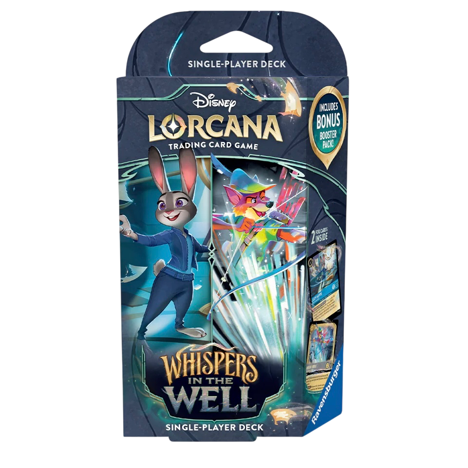 Disney Lorcana TCG: Whispers in the Well - Sapphire & Steel Starter Deck