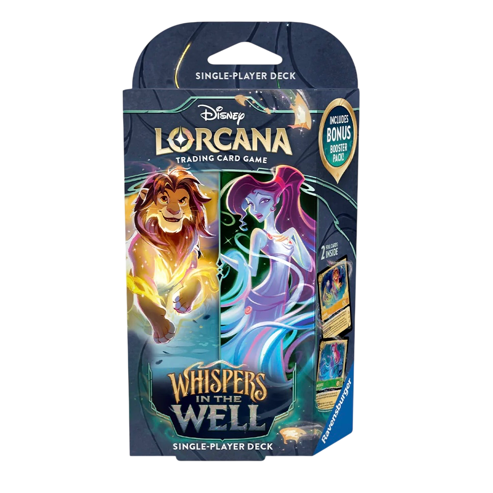 Disney Lorcana TCG: Whispers in the Well - Amber & Emerald Starter Deck