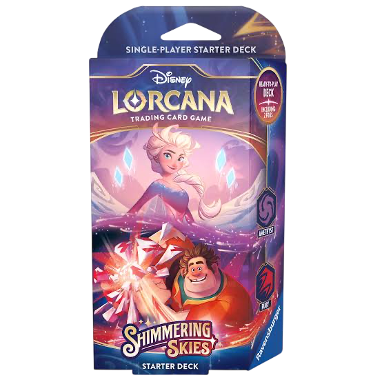 Disney Lorcana TCG: Shimmering Skies - Amethyst & Ruby Starter Deck