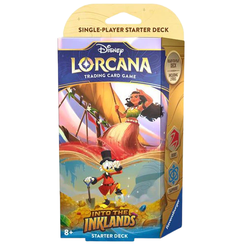 Disney Lorcana TCG: Into the Inklands - Ruby & Sapphire Starter Deck