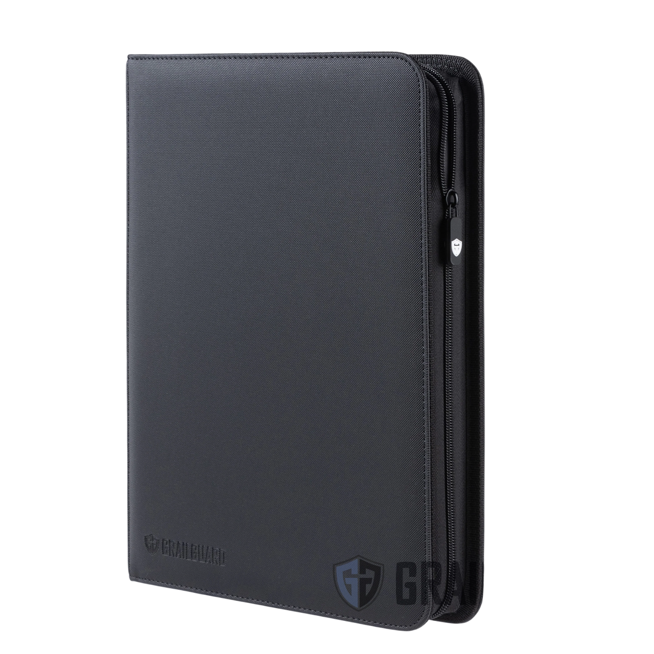 Grail Guard 9-Pocket Premium ZIP Trading Card Binder Black