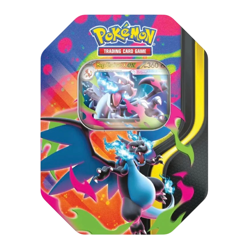 Pokémon TCG: Mega Charizard X EX Tin